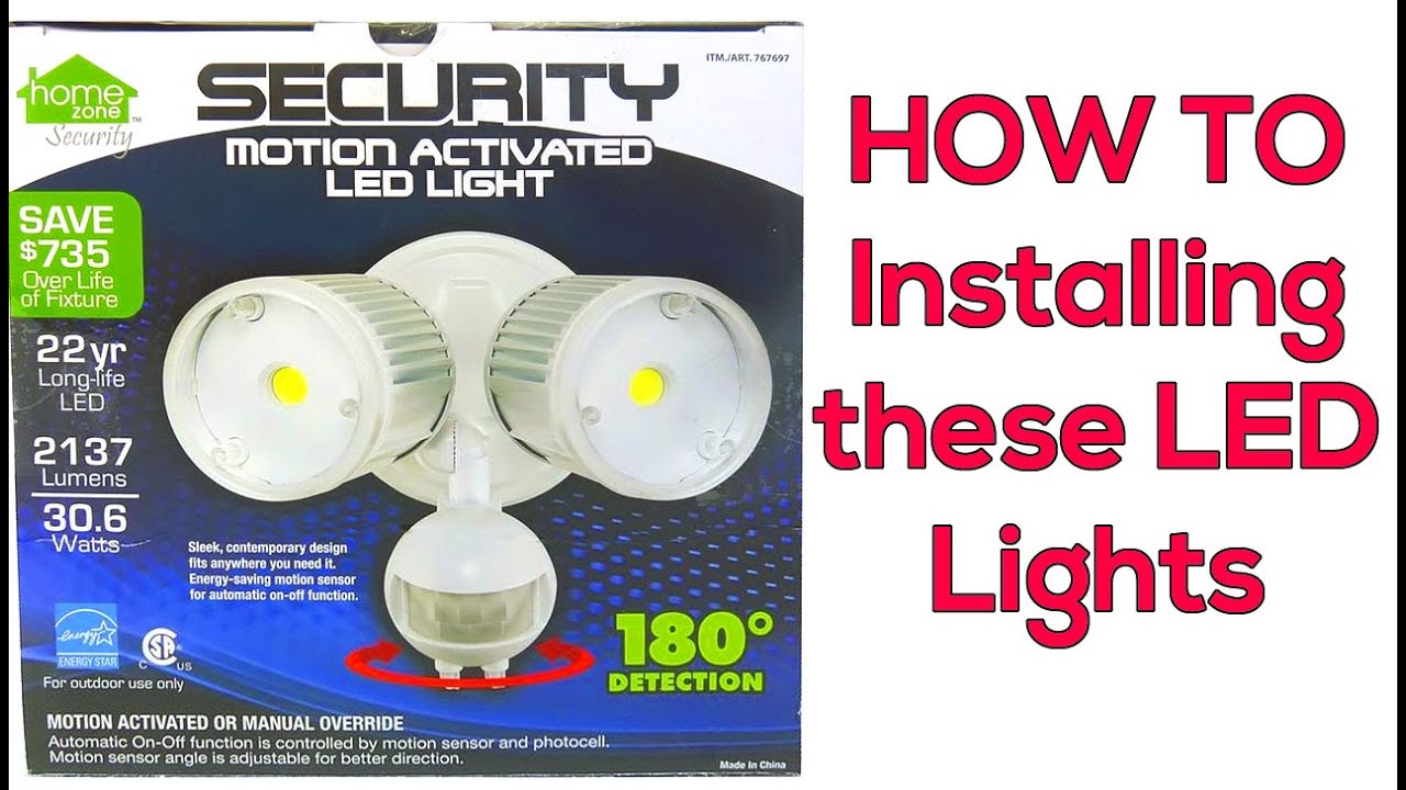 home zone security light manual